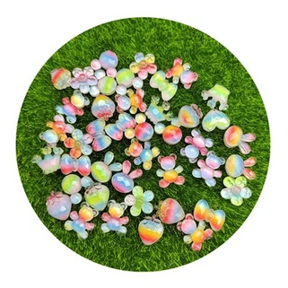 Цветно сърце от смола